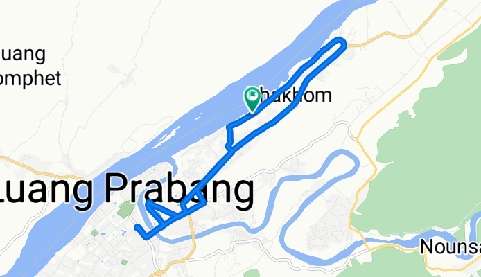 Relaxed route in Luang Prabang