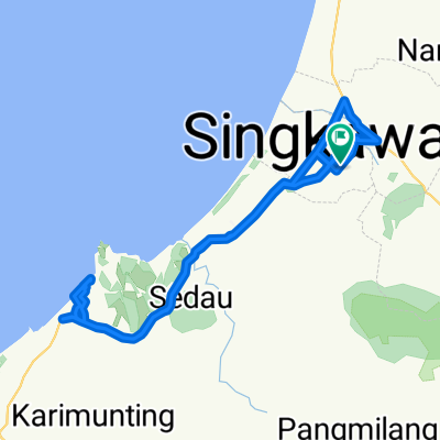 Jalan Yohana Godang 22, Singkawang Barat to Jalan Yohana Godang no 22, Singkawang Barat