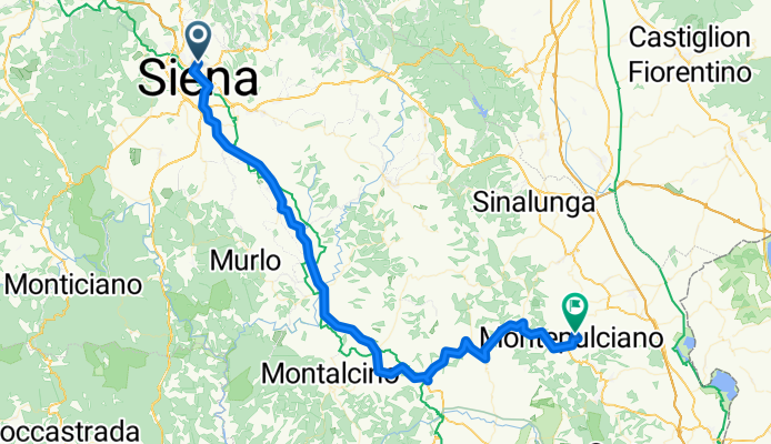 Siena - Montepulciano
