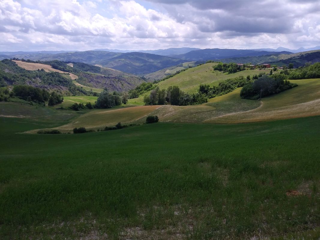 Monte Calderaro, Villa di Sassonero e Sassoleone da CSPietro