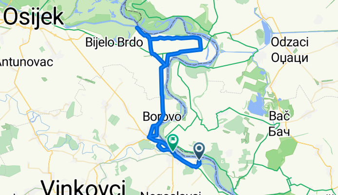 Vučedol - Aljmaš - Erdut - Vukovar