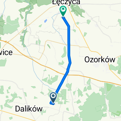 Łatwa trasa w Łęczyca