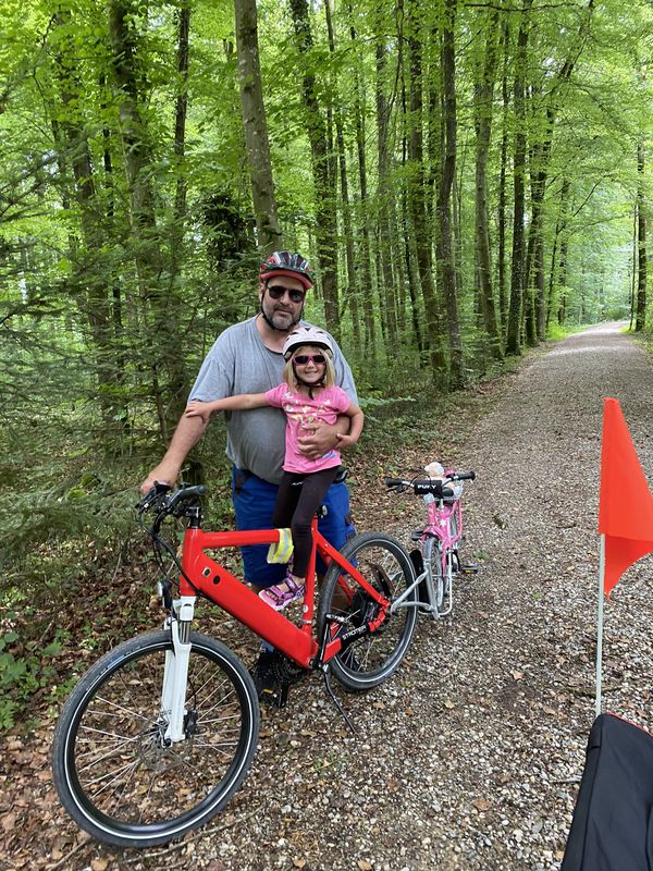 Gerade Fahrt in Lohn-Ammannsegg