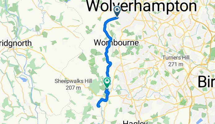 Steady ride in Wolverhampton