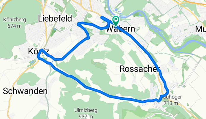 Köniztäli - Blinzern - Rundkurs