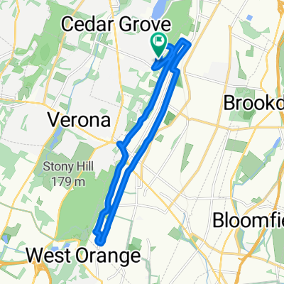 Restful route in Cedar Grove