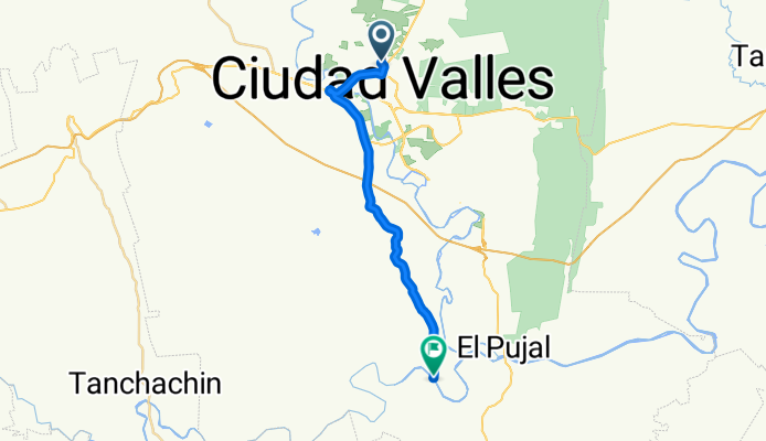 Ruta deportiva en México tampaya