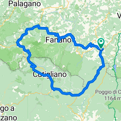 Anello Porretta Abetone Fanano Porretta