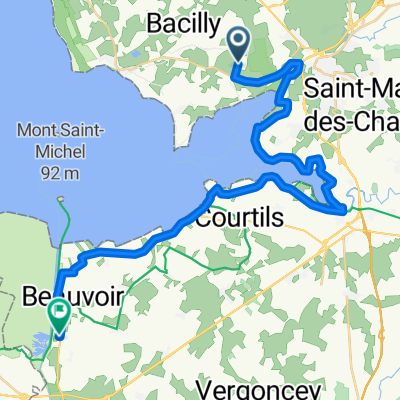 Itinéraire confortable en Vains