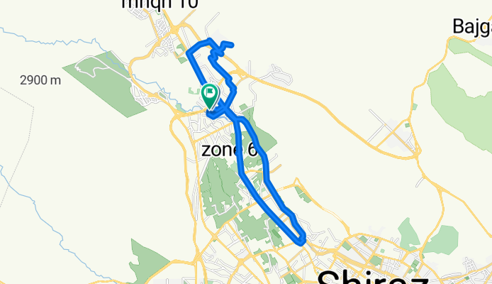 Moderate route in Hoseynabad