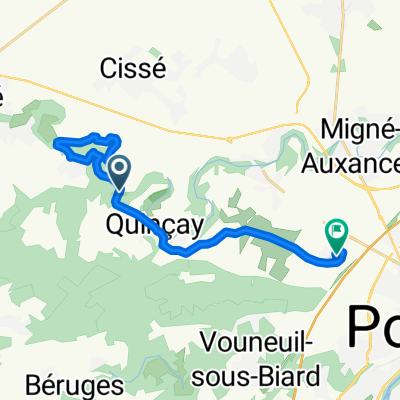Itinéraire modéré en Vouneuil-sous-Biard