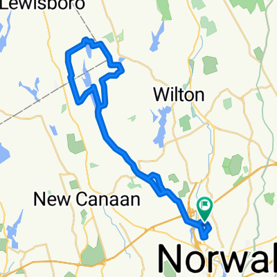 Sporty route in Norwalk