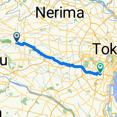4-4, Shimmachi 3-Chōme, Nishitokyo-Shi to 7-10, Motoazabu 3-Chōme, Minato-Ku