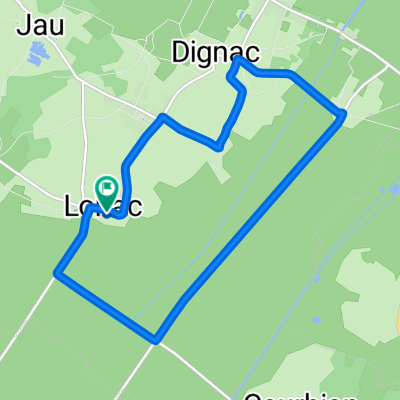 De Chemin du Centre 40, Jau-Dignac-et-Loirac à Chemin du Centre 40, Jau-Dignac-et-Loirac