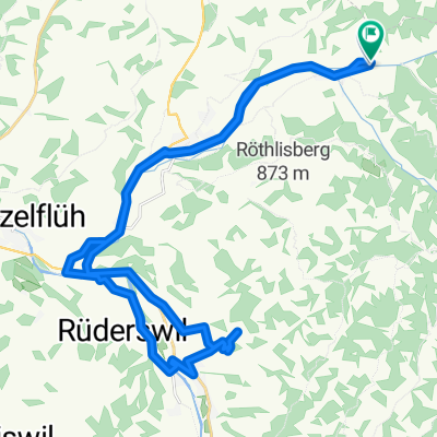 Knackige Fahrt in Wasen im Emmental