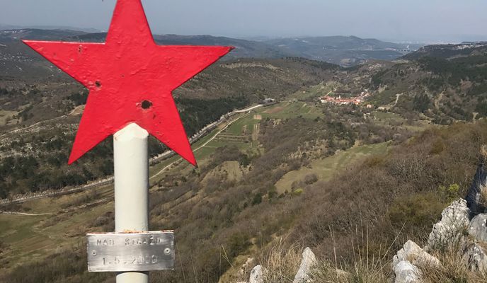 Foto 2 de la ruta de Bikemap "Od Praproč do Rakitovca - Kraški rob"