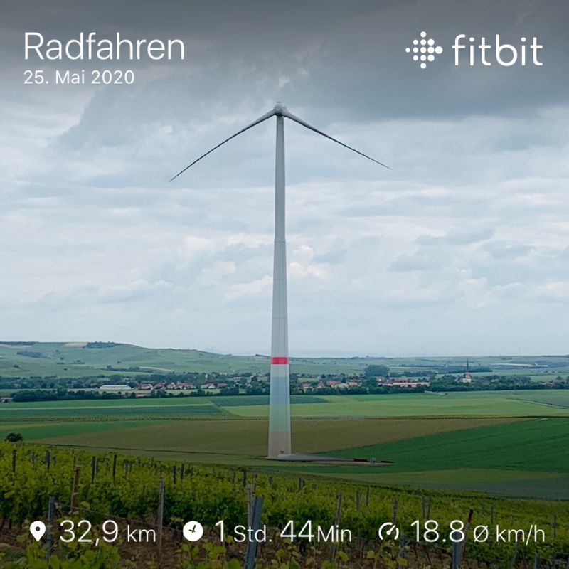 Stein-Bockenheim - rheinhessischer Windpark - Wolfsheim