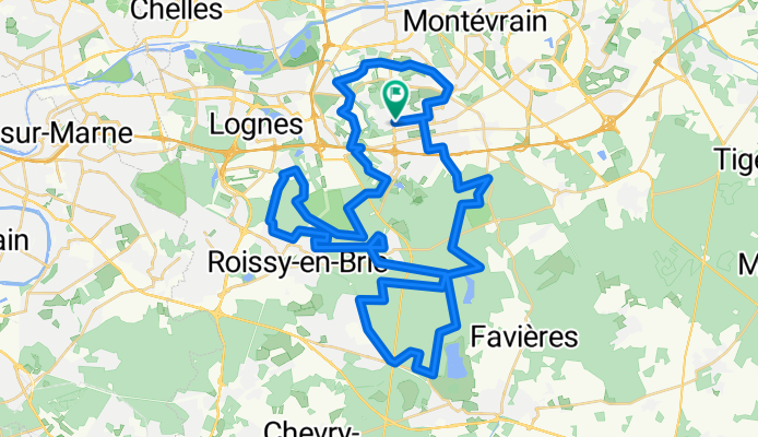 Forêt Ferrières long 5h