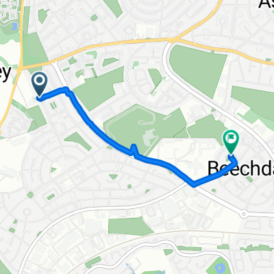 Relaxed route in Nottingham