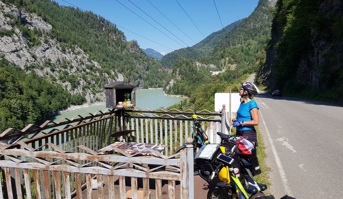 Photo 1 of the Bikemap route "Gruzja - Pętla Swanecka, dzień 2: Jvari - Khaishi (Georgia - Svaneti Loop day 2)"