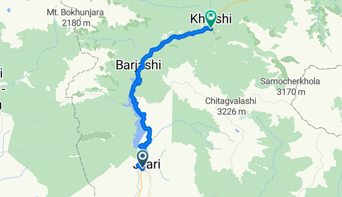 Gruzja - Pętla Swanecka, dzień 2: Jvari - Khaishi (Georgia - Svaneti Loop day 2)