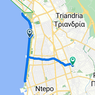 Unnamed Road, Thessaloniki to Σύρου 13, Θεσσαλονίκη