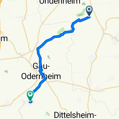 Einfache Fahrt in