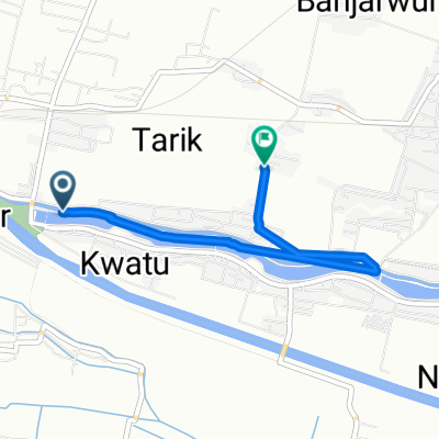 Jalan Tarik - Prambon, Kecamatan Tarik to Unnamed Road, Kecamatan Tarik