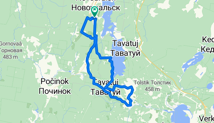 Новоуральск - оз. Черновское - Новоуральск