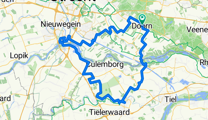 Bruisende fietstocht in Buren