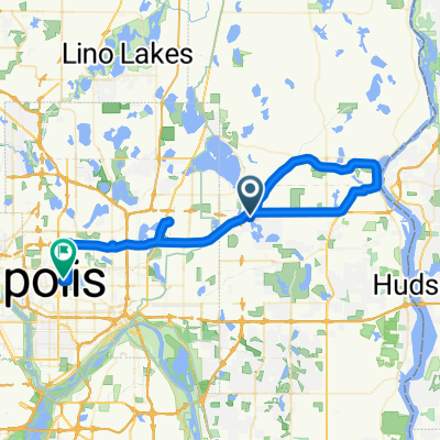 Gateway Bike Trail, Oakdale to 1457 Midway Parkway Service Rd, Saint Paul