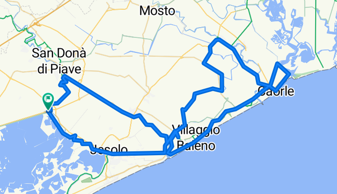 100 km al mare