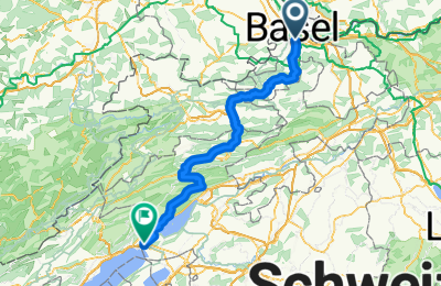 Route in der Bikemap App öffnen