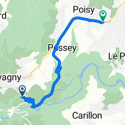 Itinéraire modéré en Poisy