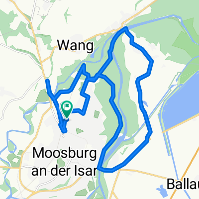 Gemütliche Route in Moosburg an der Isar