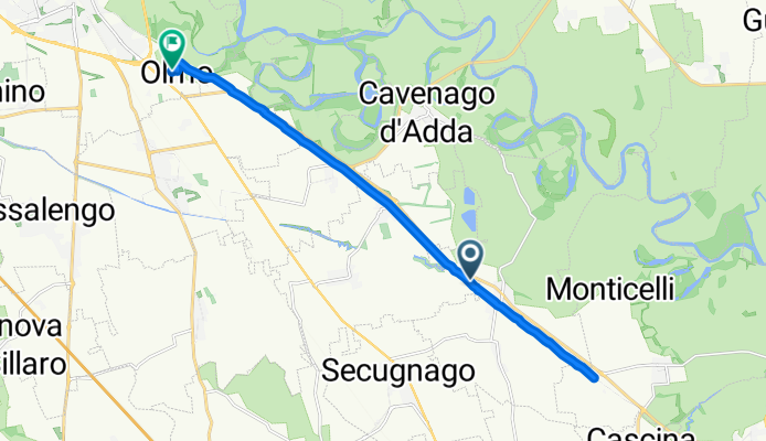 Giro a velocità lenta in