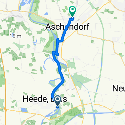 Relaxed route in Papenburg