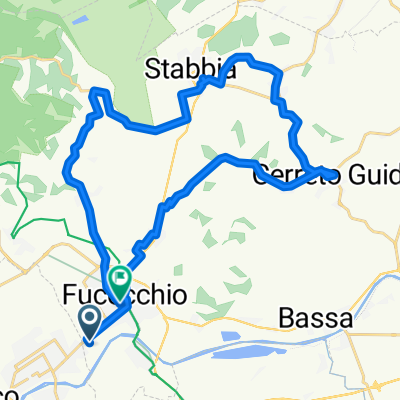 Da Via Gianpiero Alvisi 12, Fucecchio a Viale Bruno Buozzi 8, Fucecchio
