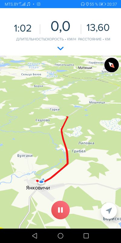 От Unnamed Road, Янковичи (Россонский р-н) до Unnamed Road, Янкавічы