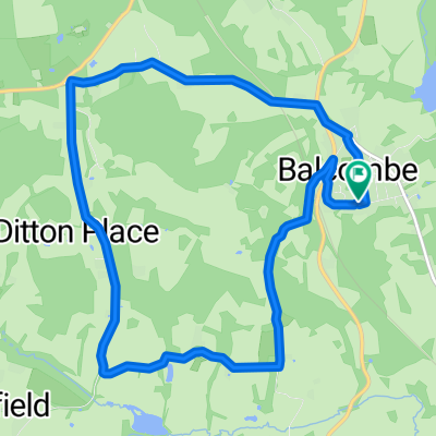 Little Abingdon, Oldlands Avenue, Haywards Heath to Little Abingdon, Oldlands Avenue, Haywards Heath