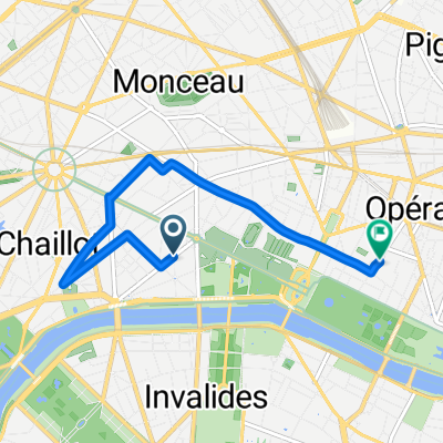 Parcours GEOVELO - Paris Elegance