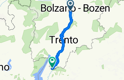 Route in der Bikemap App öffnen
