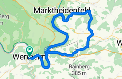 Route in der Bikemap App öffnen