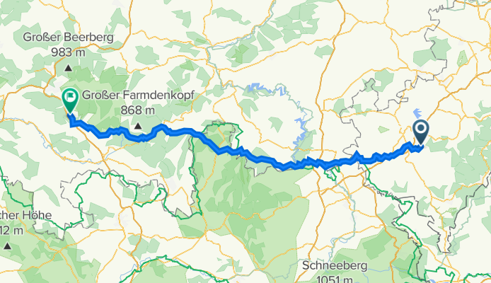 Waldweg 6, Tirpersdorf nach Erlauer Hauptstraße 17, Schleusingen