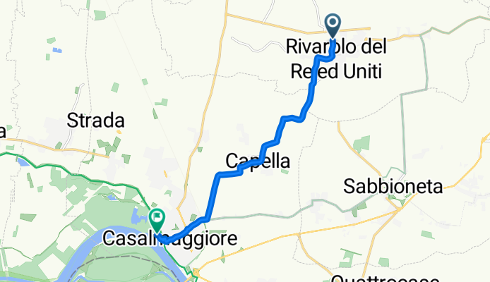 Giro a velocità costante in Casalmaggiore