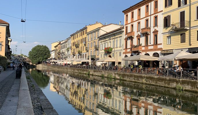 Foto 2 der Bikemap-Route "sunset sul naviglio"