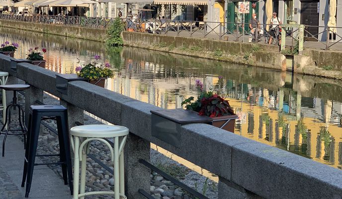 Foto 1 der Bikemap-Route "sunset sul naviglio"