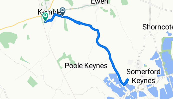 Washpool Lane, Cirencester to 31 Top Farm, Cirencester