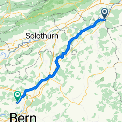 Bernstrasse, Wynau nach Lindachstrasse 67, Kirchlindach