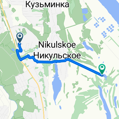 От улица Красная Поляна 3, Нижний Новгород до Unnamed Road